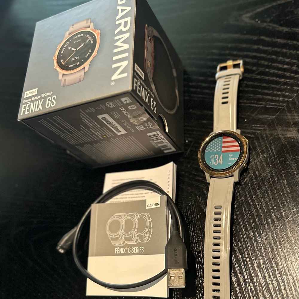 Fenix 6s Sapphire 42mm rose gold and gray